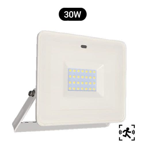 Projecteur LED extérieur extra plat à détection RF ARLUX 30W blanc