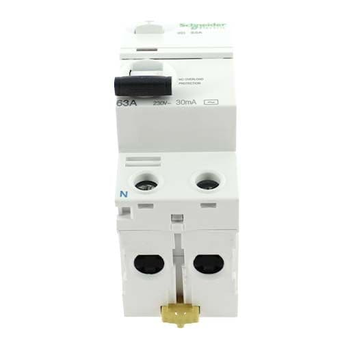 Interrupteur Sectionneur SCHNEIDER Bipolaire 415VCA 63A Acti9