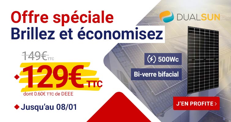 offre speciale panneau solaire dualsun