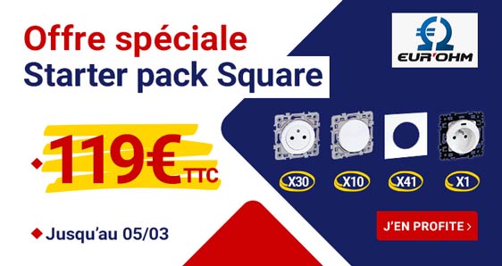 offre speciale eurohm square starter pack