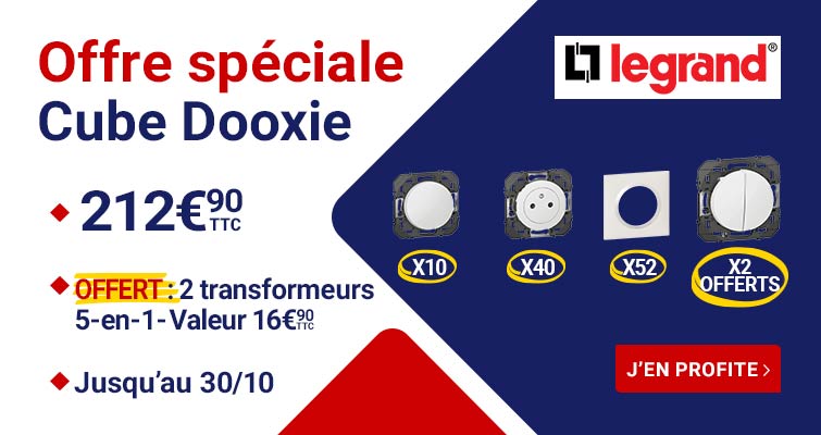 offre speciale cube dooxie legrand