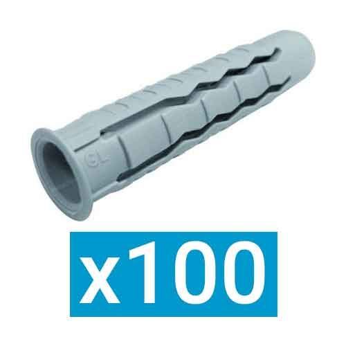 100 Chevilles nylon polyvalentes 8x40 ING FIXATIONS A170214