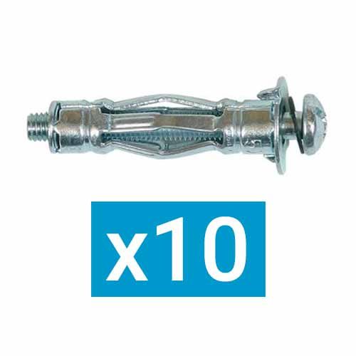 10 Chevilles m talliques expansion 5x52 ING FIXATIONS A858230