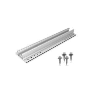 Rail de fixation panneau solaire sur bac acier MiniRail MK2 K2 Systems