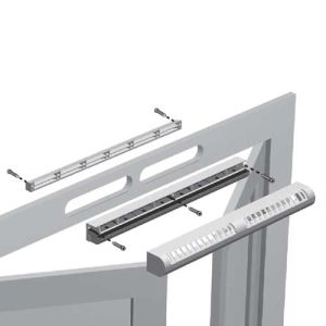 ALDES EA Entrée d'air autoréglable 30m3/h 37dB - schéma de fixation