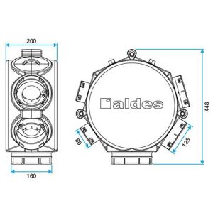 ALDES Caisson de répartition pour T.Flow - 11023194