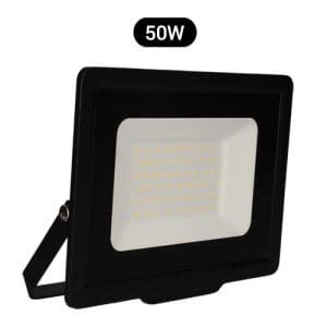 Projecteur LED extra plat pré câblé Arlux Kali 50W coloris noir