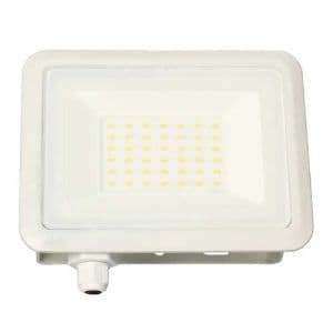 ARLUX Projecteur extérieur LED Kreon 2 extra plat blanc - vue de face