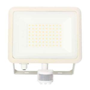 Projecteur extérieur LED extra plat blanc 50W Arlux Kreon 2 - vue de face