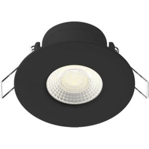 Spot LED ARLUX  BBC encastrable 230V 5W 600lm 3CCT 86mm noir