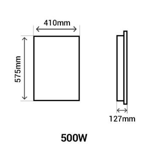 atl524905-atlantic-accessio-digital-2-radiateur-a-inertie-fluide-horizontal-blanc-500w-schéma avec dimensions