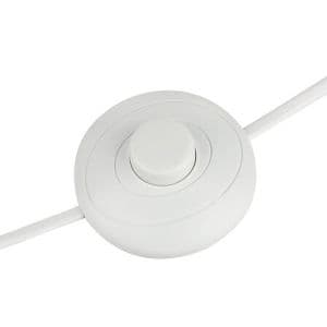 Interrupteur de commande lampe Atmosphera Leo coloris blanc H.156cm