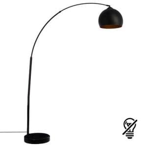 Lampadaire arc Hyto de chez Atmosphera coloris noir, H.177cm