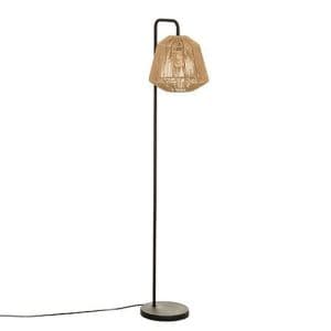 Lampe sur pied E27 JILY, 150 cm, en bois naturel