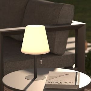 Lampe extérieure Zack Atmosphera USB H30 cm idéale pour votre terrasse ou balcon