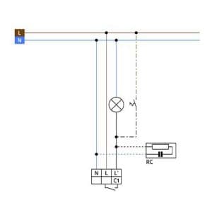 Utilisez ce schéma électrique pour raccorder correctement votre détecteur PD3N-1C-FP - 92196