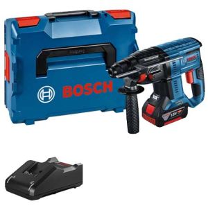 BOSCH Marteau perforateur burineur sans fil GBH 18V-21 + 1 batterie 4,0Ah en coffret L-BOXX