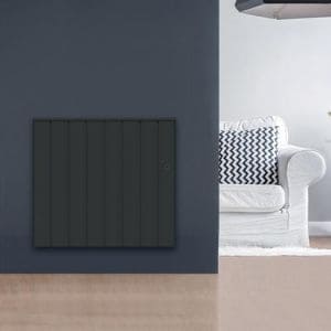 CHAUFELEC Manon Radiateur connecté à inertie réfractite horizontal gris 1500W - BJN2225SEHS