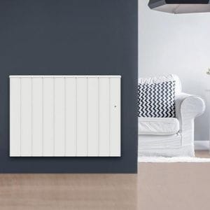 CHAUFELEC Manon Radiateur connecté à inertie réfractite horizontal blanc 2000W - BJN2227SEAJ