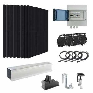 Kit solaire autoconsommation 3000W DMEGC + micro-onduleur APS - Toiture tuile