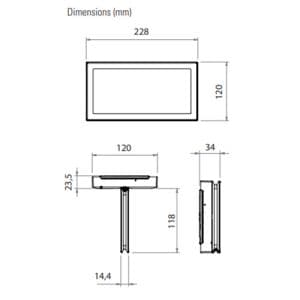 Dimensions du BAES Eaton