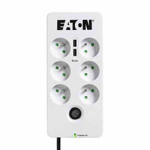 Multiprise parafoudre EATON Protection Box 6 Tél USB  - PB6TUF