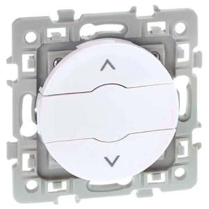 EUROHM Square Interrupteur volets roulants blanc - 60223