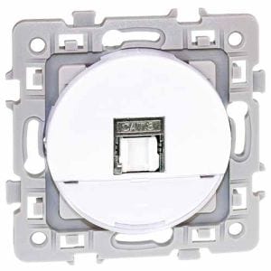 EUROHM Square Prise RJ45 grade 1 catégorie 6 UTP blanc - 60271