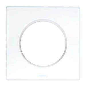 Lot de 50 EUROHM Square plaques simples blanc - 60296