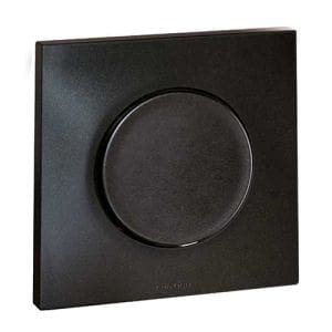 Plaque simple anthracite EUROHM Square - 60390