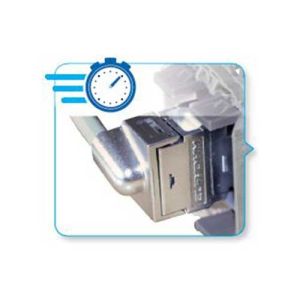 Prise RJ45 grade 2TV catégorie 6 STP EUROHM Square silver - 60472