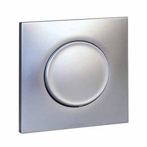 Plaque simple EUROHM Square silver - 60490