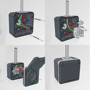 Prise de courant 1 poste étanche IP55 - 60850