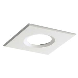 GAP LIGHTING Collerette carrée pour spot encastrable DLX10 blanc