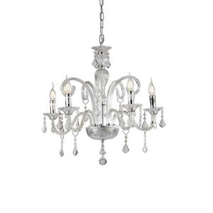 Suspension E14 LUCE DESIGN Chrome CRISTALLO - I-246/00200