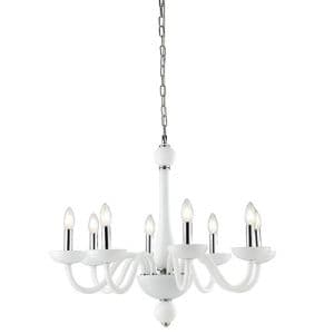 Suspension E14 LUCE DESIGN Blanc ALFIERE - I-ALFIERE/8 BCO