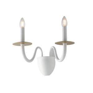 Applique E14 LUCE DESIGN Blanc ARMSTRONG - I-ARMSTRONG/AP2 BCO