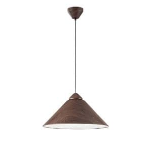 Suspension E27 LUCE DESIGN Marron BIGBANG - I-BIGBANG-S-DW