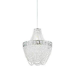 Suspension E27 LUCE DESIGN Chrome BOLERO - I-BOLERO/S40