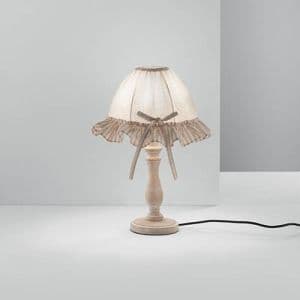 Base de lampe de table E27 LUCE DESIGN Bois CHERRY - B-CHERRY-L