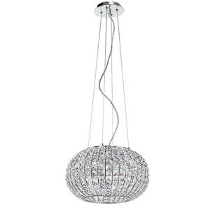 Suspension E27 LUCE DESIGN Chrome CONCERT - I-CONCERT/S5