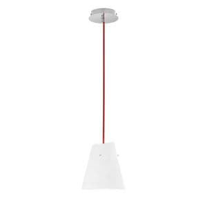 Suspension E27 LUCE DESIGN Blanc Rouge ERMES - I-ERMES-S1