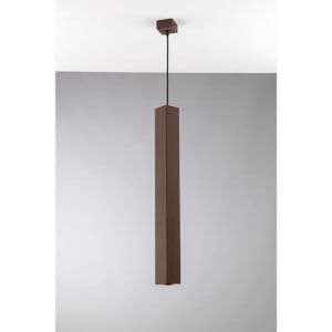 Suspension GU10 LUCE DESIGN Bronze FLUKE - I-FLUKE-SQ BRO