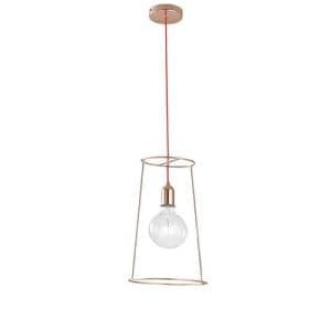 Suspension E27 LUCE DESIGN Or rose FRIDA - I-FRIDA/S25