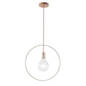 Suspension E27 LUCE DESIGN Or rose FRIDA - I-FRIDA/S40