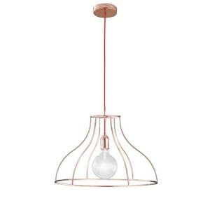 Suspension E27 LUCE DESIGN Or rose FRIDA - I-FRIDA/S50