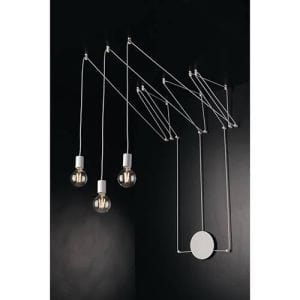 Plafonnier E27 LUCE DESIGN Blanc HABITAT - I-HABITAT-PL3 BCO