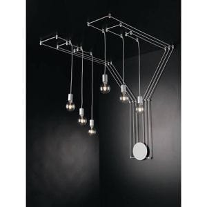 Plafonnier E27 LUCE DESIGN Blanc HABITAT - I-HABITAT-PL6 BCO