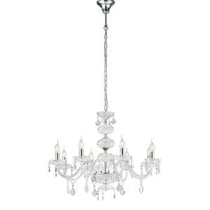 Suspension E14 LUCE DESIGN Chrome INCANTO - I-INCANTO/8