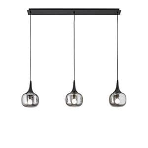 Suspension E14 LUCE DESIGN Gris noir JAIPUR - I-JAIPUR-SQ3-GR